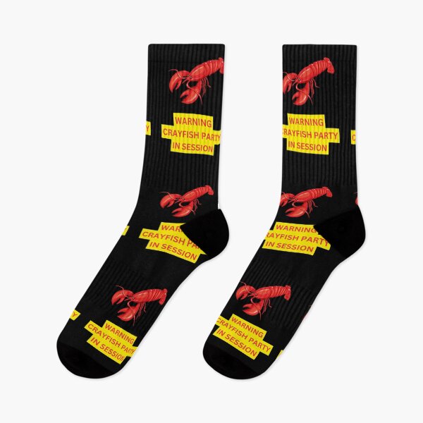 Item preview, Warning Crayfish Party in Session, Swedish, Willow Days designed and sold by avit1.