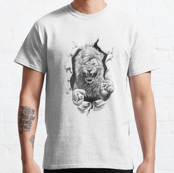 Lion 3D T-Shirts For Sale | Redbubble