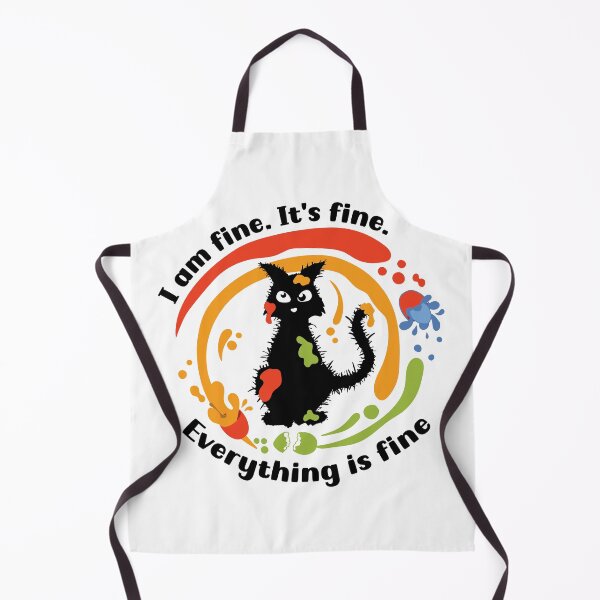 Item preview, Easter cat I am fine. It's fine. Everything is fine designed and sold by camelsvg.