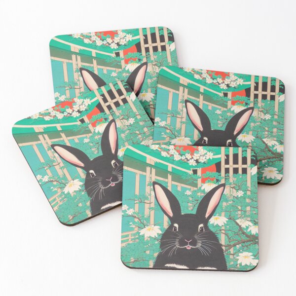 Item preview, Retro Sunset Vintage Rabbit Loves Plants Wild Bunny Mom designed and sold by wigobun.