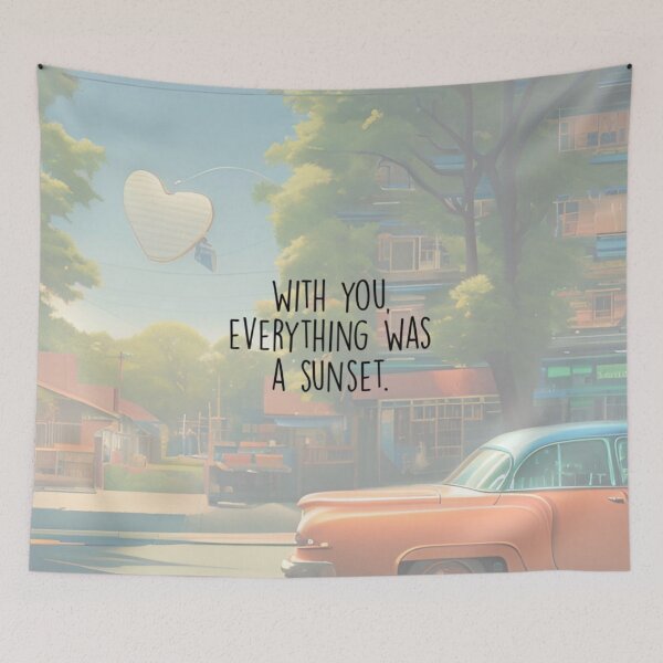 Item preview, everything was a sunset. designed and sold by Bethan Rose Studio.
