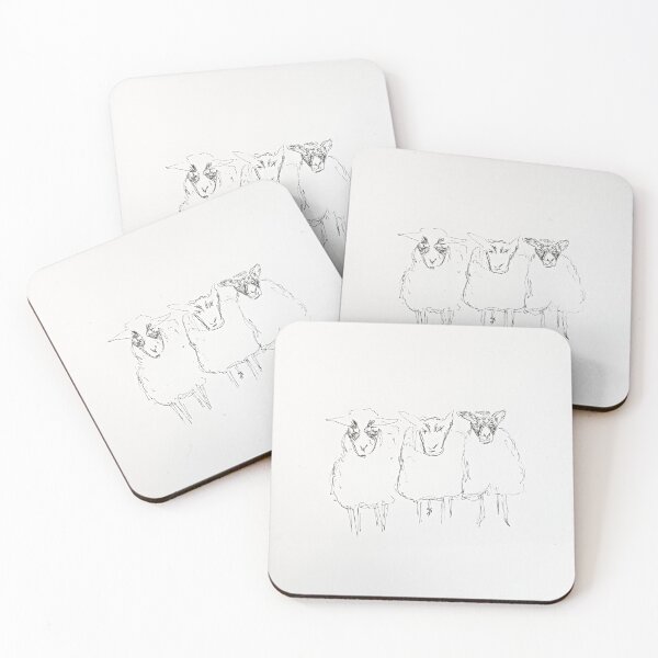 Item preview, Three Sheep designed and sold by elizabeth draws life.