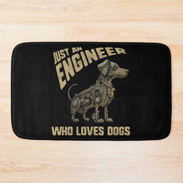 Item preview, Just an Engineer Who Loves Dogs designed and sold by MintaApparel.