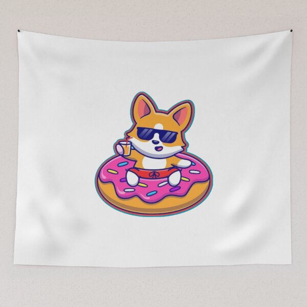 Item preview, kawaii dog with sunglass designed and sold by comicc.