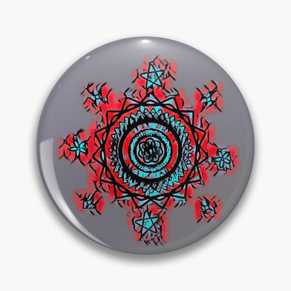 Artikelvorschau, Blumen-Mandala - Rot, Eis und Beeren entworfen und verkauft von VanPogh.