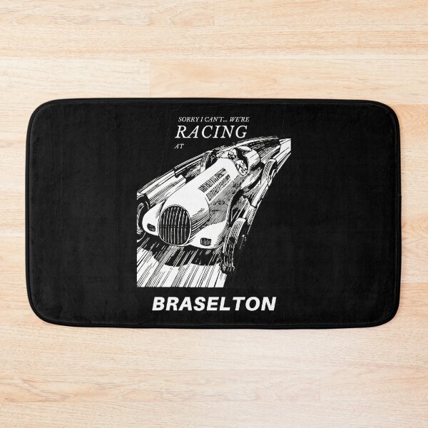 Item preview, I can't we're racing at Braselton, Georgia, USA - Motorsport Car Racing Raceway Vintage Poster designed and sold by Vintage-TM.