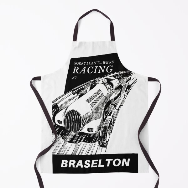 Item preview, I can't we're racing at Braselton, Georgia, USA - Motorsport Car Racing Raceway Vintage Poster designed and sold by Vintage-TM.