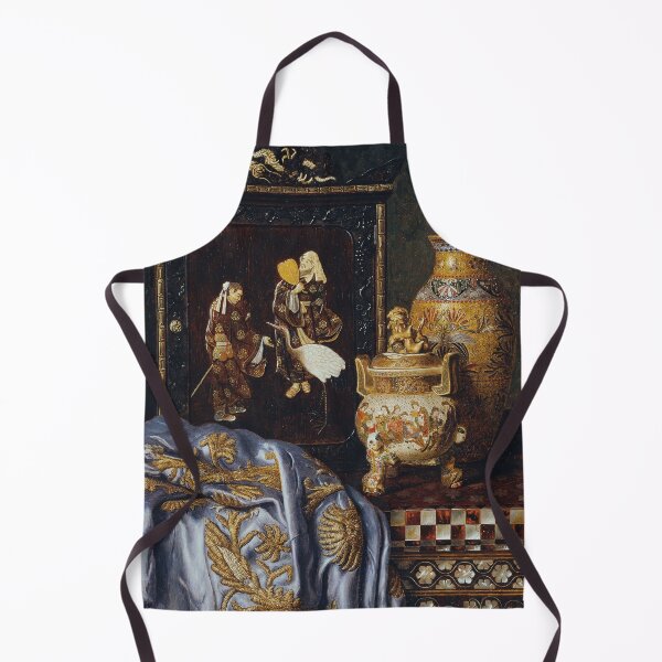 Item preview, Restored Vintage Art | Vase Still Life Oil Painting | Dark Academia Aesthetic designed and sold by archerfield.