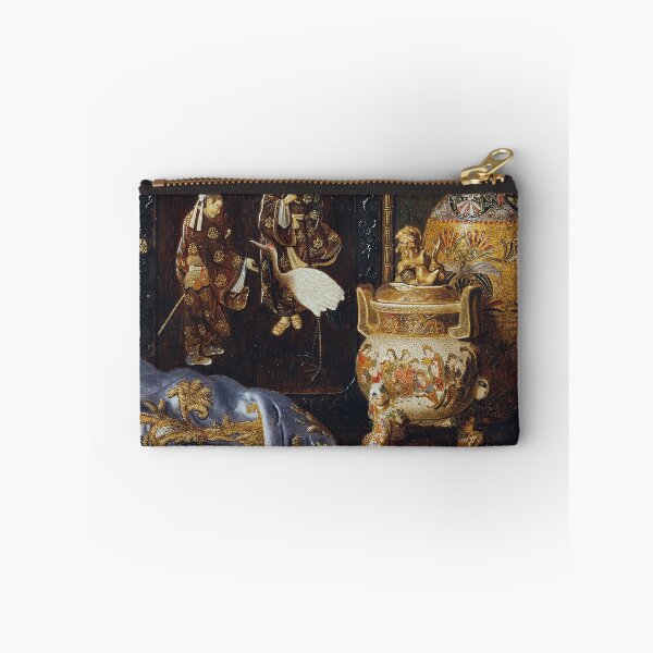 Item preview, Restored Vintage Art | Vase Still Life Oil Painting | Dark Academia Aesthetic designed and sold by archerfield.