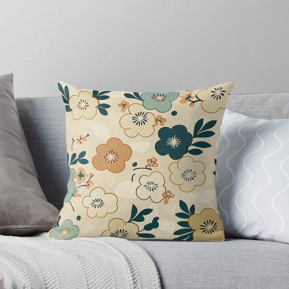 Item preview, Throw Pillow designed and sold by QuikiPatterns.