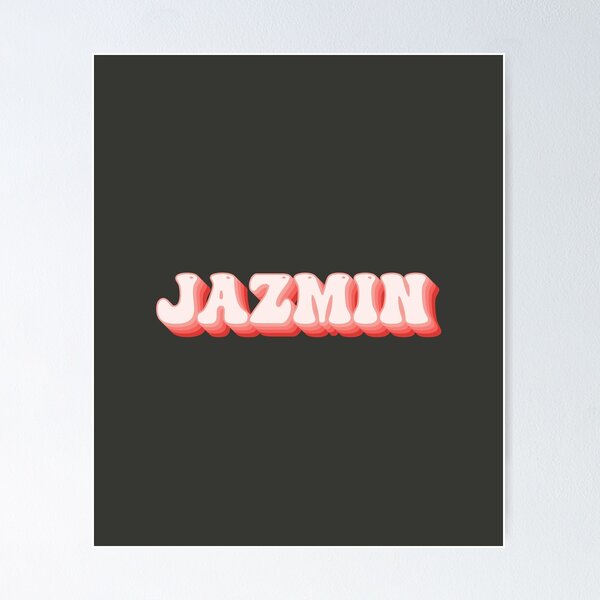 Cartel Personalizado Horizontal Jazmín