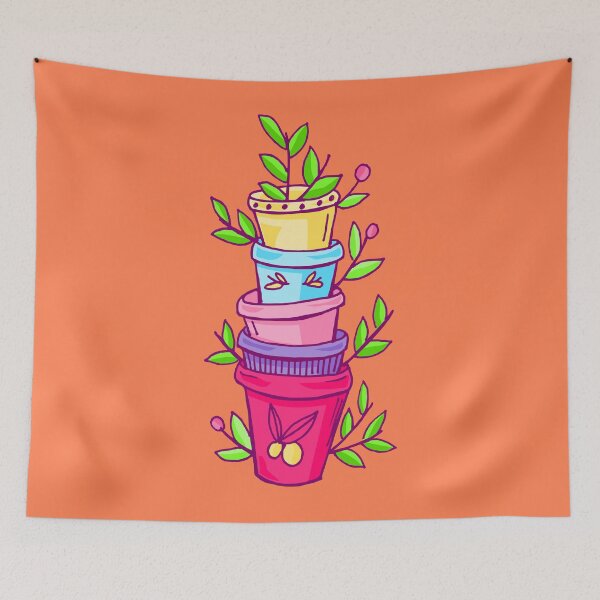 Item preview, The Secret Garden Neon - Pots designed and sold by ThaisMelo.