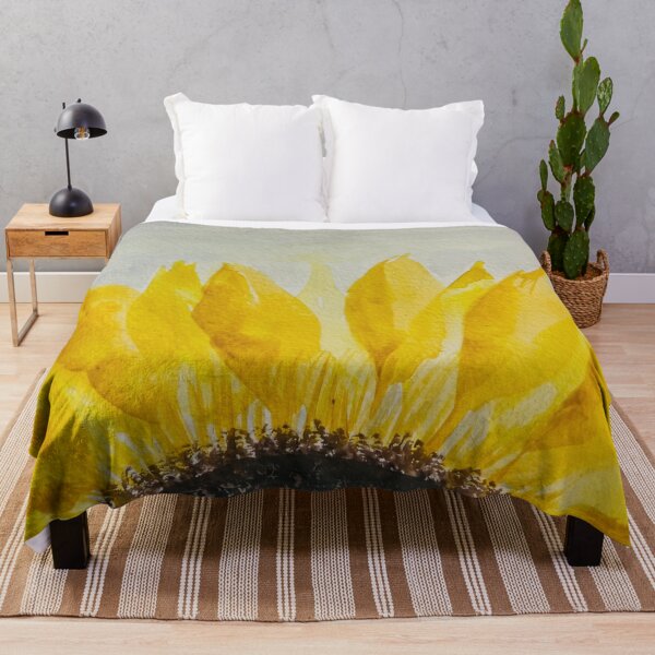 Item preview, Giant Watercolor Sunflower designed and sold by JuniperWD.