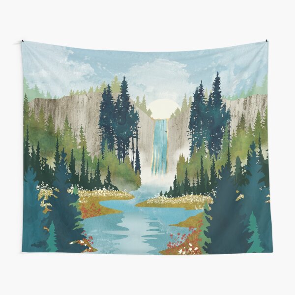 Item preview, Waterfall Vista designed and sold by spacefrogdesign.