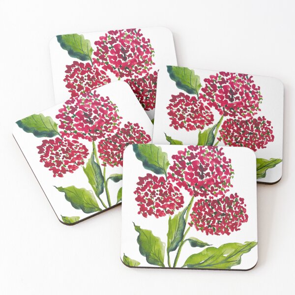 Item preview, Watercolor Geranium Flowers designed and sold by JuniperWD.