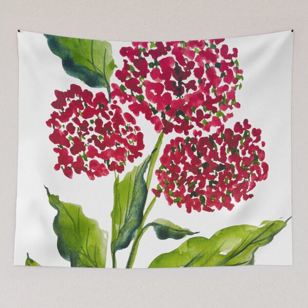 Item preview, Watercolor Geranium Flowers designed and sold by JuniperWD.