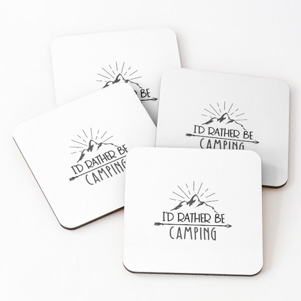 Item preview, I'D RATHER BE CAMPING designed and sold by SticerOcean.