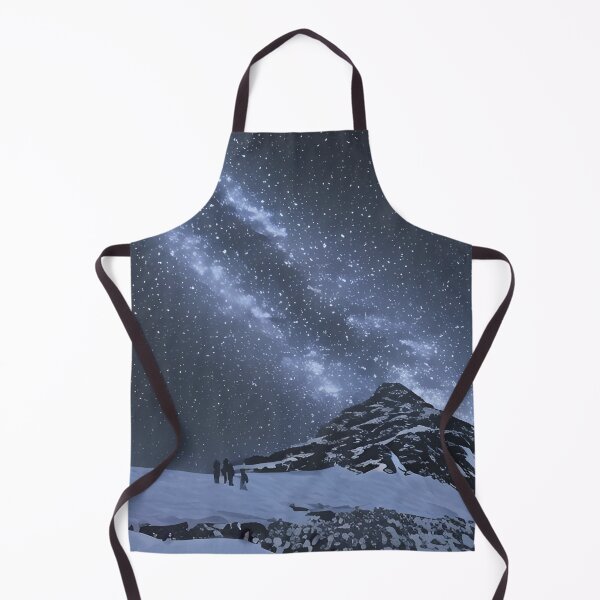 Item preview, Snowy Mountain With Night Sky designed and sold by Oni's Realm  Studio.