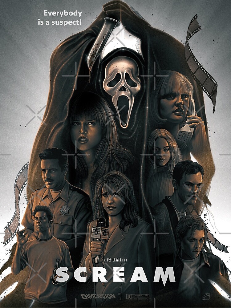 Scream VI Poster Shirt Scream 6 Tshirt Official Poster 2023 Cast