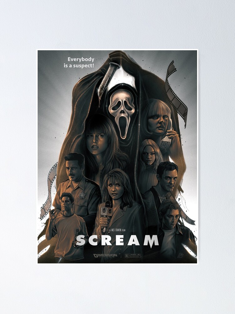 scream VI - scream 6 movie poster  Postcard for Sale by davidjones16598