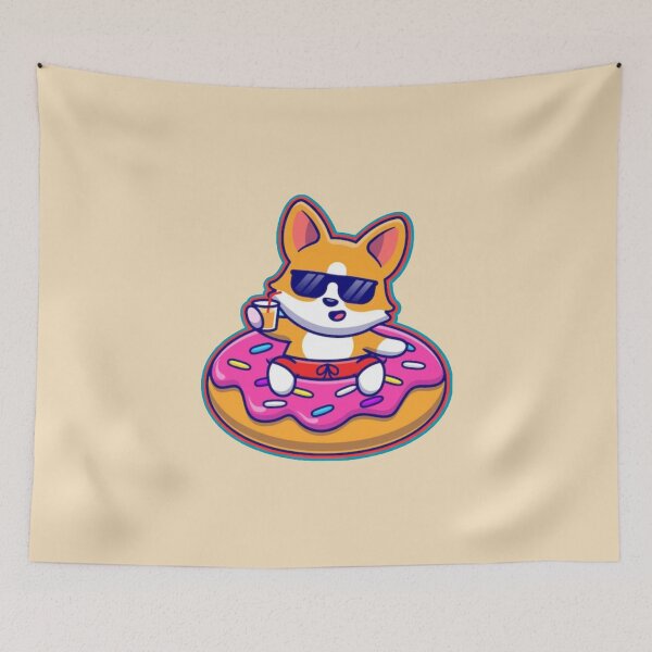 Item preview, kawaii shiba inu dog bubble tea boba japan corgi designed and sold by comicc.