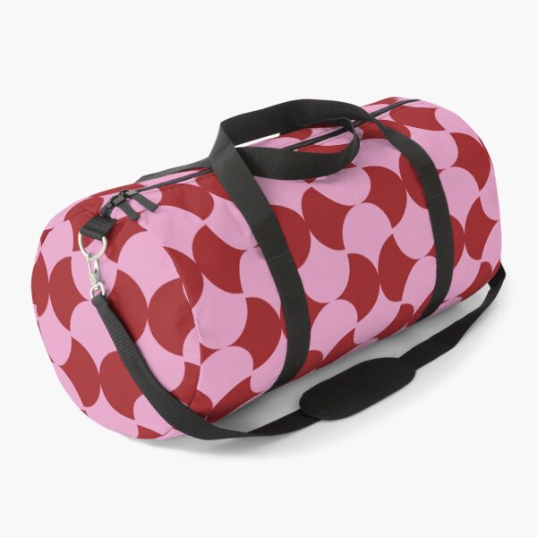 Item preview, Copy of Modern Round Tiles Illusion Style Pattern, Red Pink Simple designed and sold by Dazzline Designs.