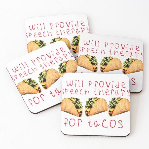 Item preview, Will provide speech therapy for tacos designed and sold by kinpirks.