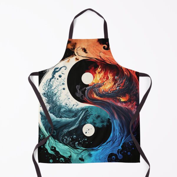 Item preview, Cool Watercolor Art-Yin Yang Elements  designed and sold by letsgetinspired.