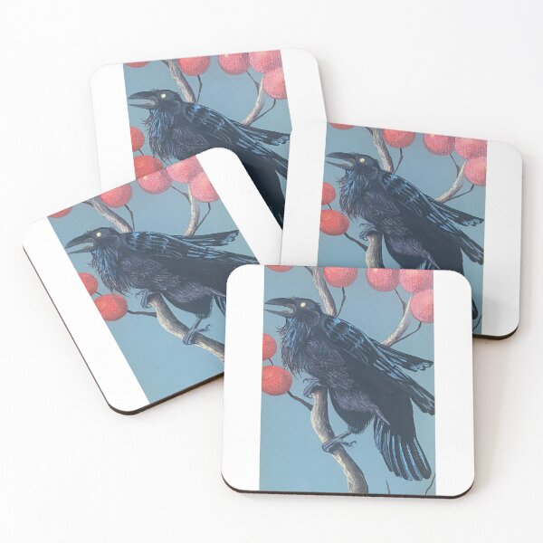 Item preview, Raven in Persimmons Tree designed and sold by H2oColorgirl.