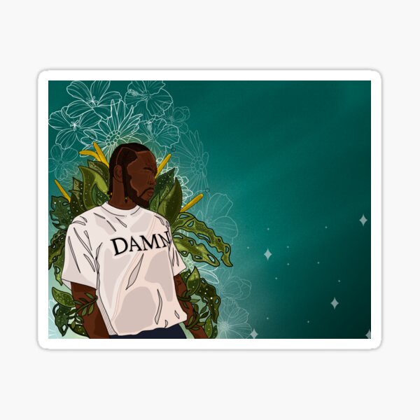 DAMN Kendrick Lamar Fanart Sticker
