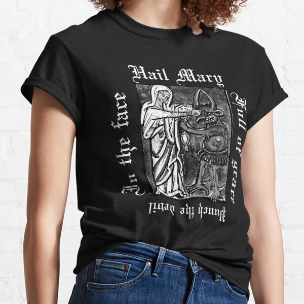 Item preview, Hail Mary Full Of Grace Punch The Devil In The Face Metal Hardcore Punk Gothic designed and sold by thecamphillips.