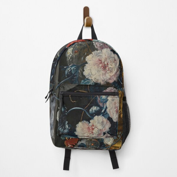 Item preview, Vintage Artwork |  Botanical Painting | Blue Flowers in a Vase | Dark Academia Decor designed and sold by archerfield.