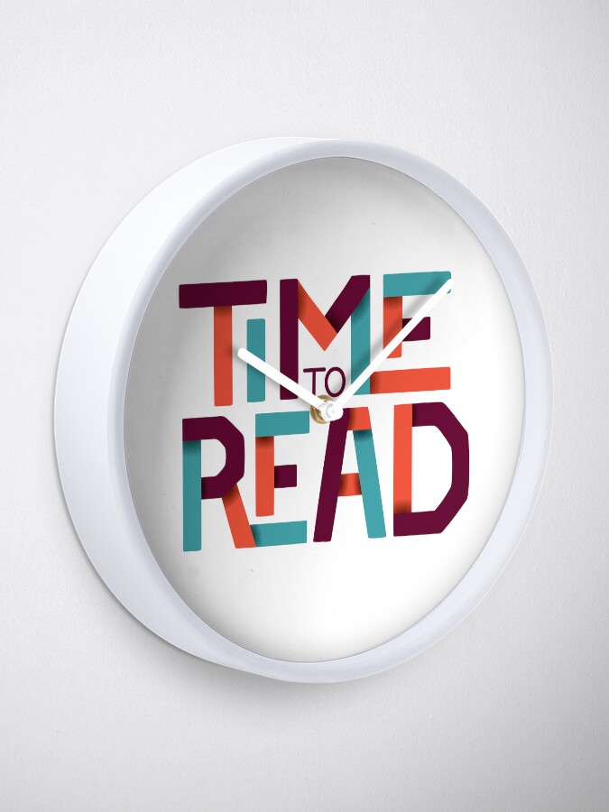 Thumbnail 1 of 4, Clock, Time to Read designed and sold by DesignsByAND.