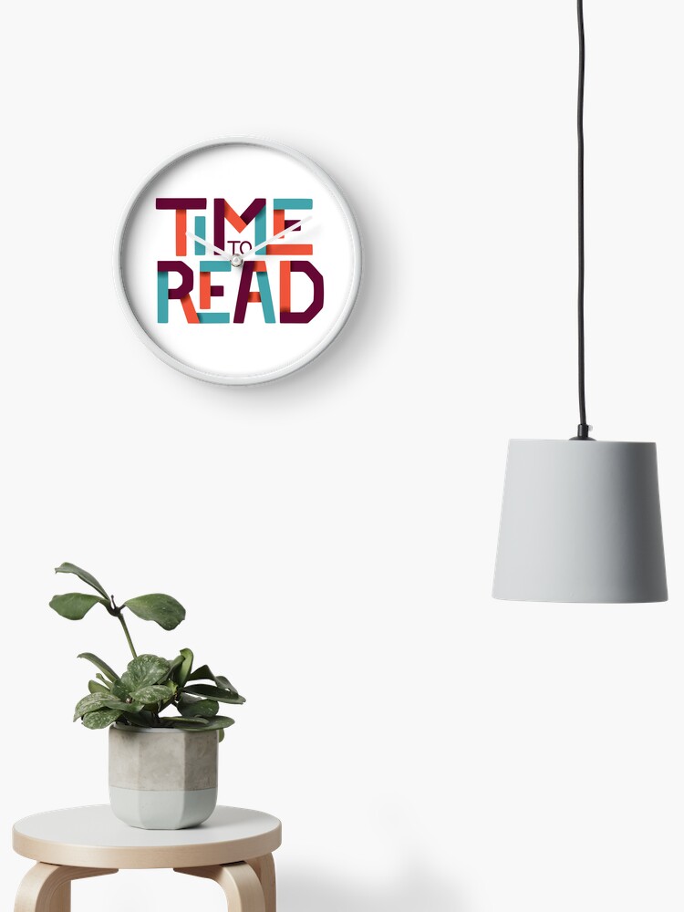 Thumbnail 2 of 4, Clock, Time to Read designed and sold by DesignsByAND.