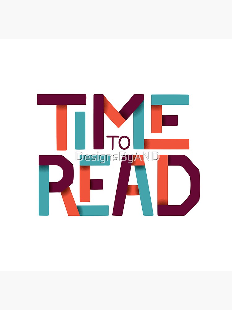 Thumbnail 4 of 4, Clock, Time to Read designed and sold by DesignsByAND.