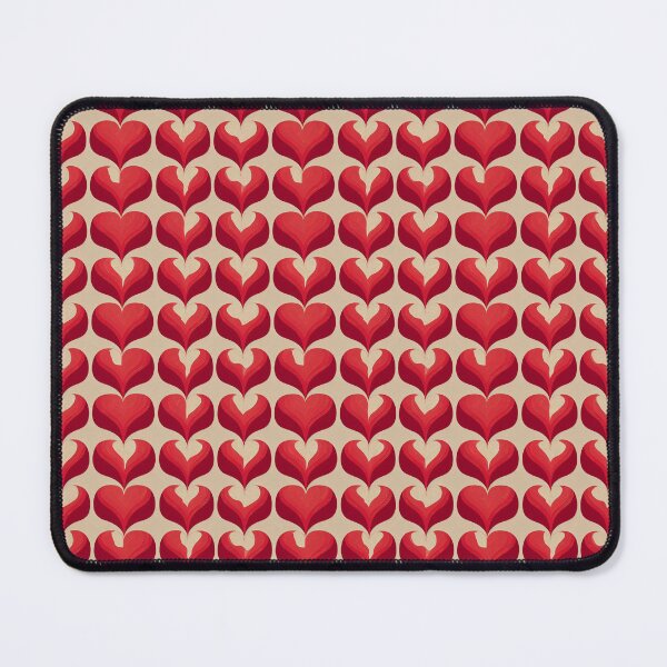 Item preview, Hearts on beige background designed and sold by YeKnot.
