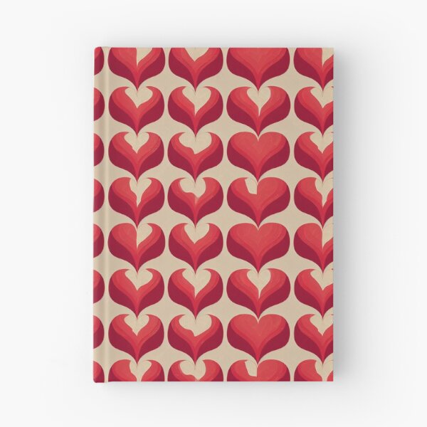 Item preview, Hearts on beige background designed and sold by YeKnot.