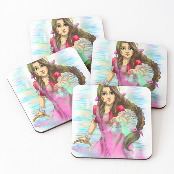 Item preview, Aeris Final Fantasy Siete designed and sold by Kimoco Artiste.