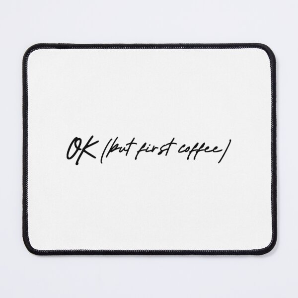 Item preview, OK but first coffee II (black) designed and sold by didijuca.