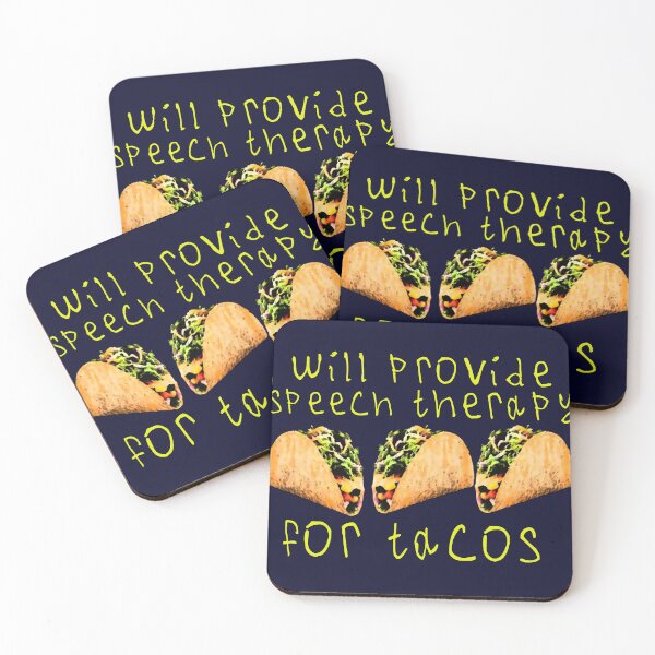 Item preview, Will provide speech therapy for tacos designed and sold by kinpirks.