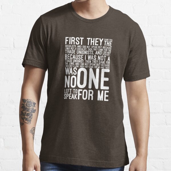 Item preview,  First they came for the socialists designed and sold by Mae i live.