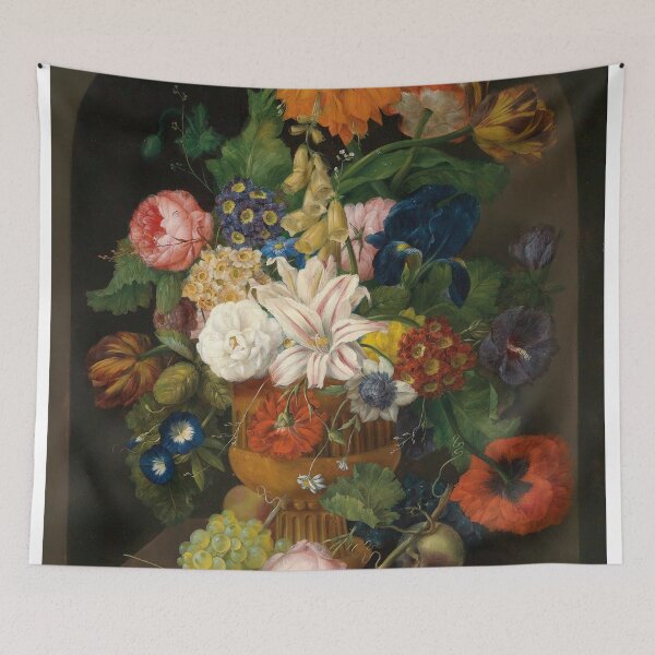 Item preview, Vintage Botanical Painting | Flowers Still Life | Roses in a Vase | Dark Academia Decor designed and sold by archerfield.