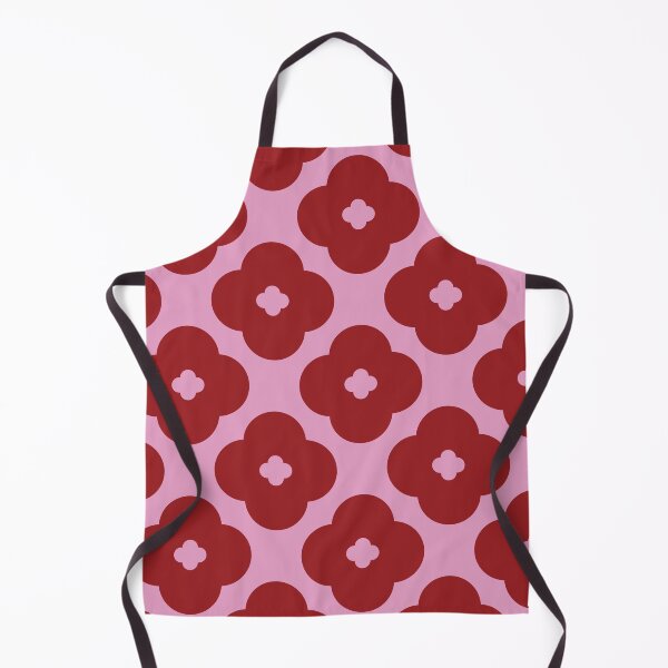 Item preview, Floral Moroccan Bright Red, Pink Tiles Pattern Illustration,Circle Floral, Mediterranean Style designed and sold by Dazzline Designs.