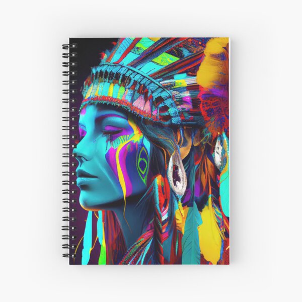 Item preview, Native Indian Woman Art designed and sold by HakimeDesign.