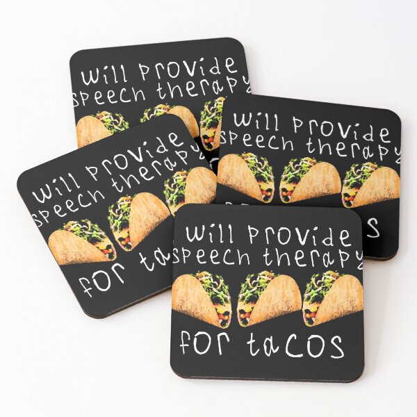 Item preview, Will provide speech therapy for tacos designed and sold by kinpirks.