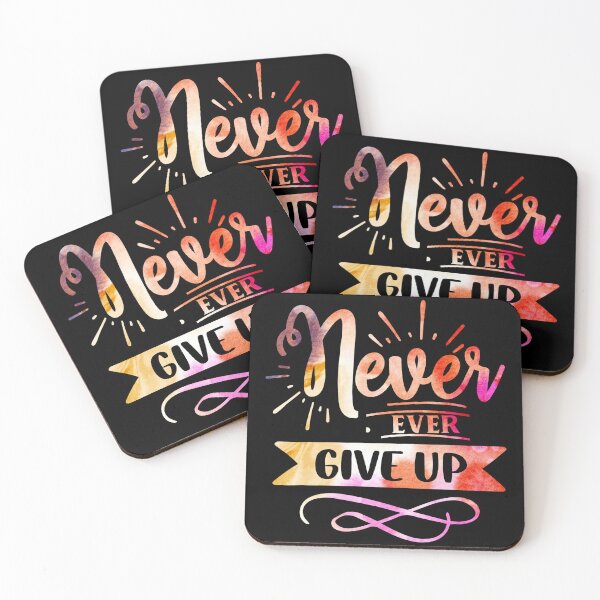 Item preview, Never ever give up  designed and sold by Souushop.
