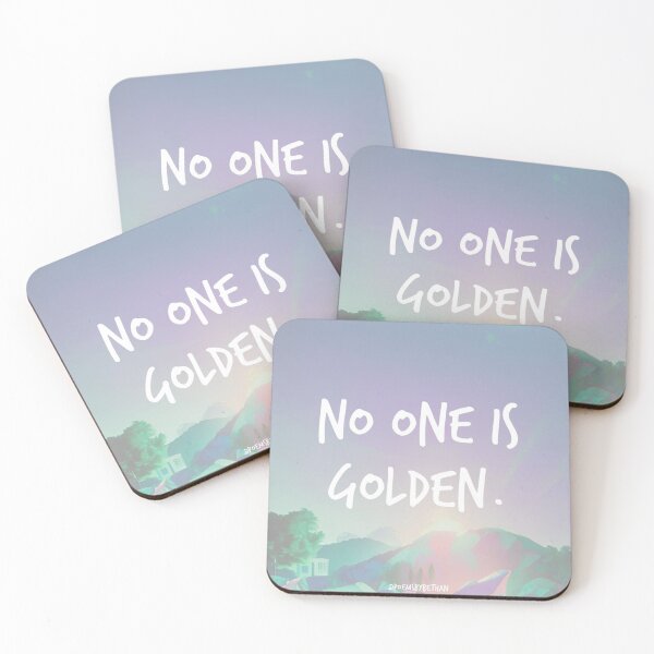 Item preview, no one is golden. designed and sold by Bethan Rose Studio.