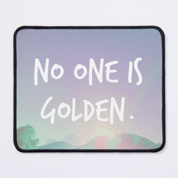 Item preview, no one is golden. designed and sold by Bethan Rose Studio.