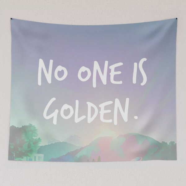 Item preview, no one is golden. designed and sold by Bethan Rose Studio.