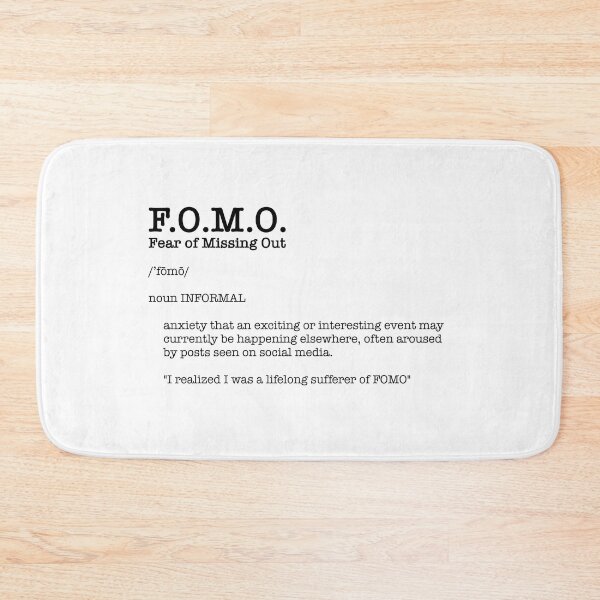 Item preview, FOMO (black) designed and sold by didijuca.